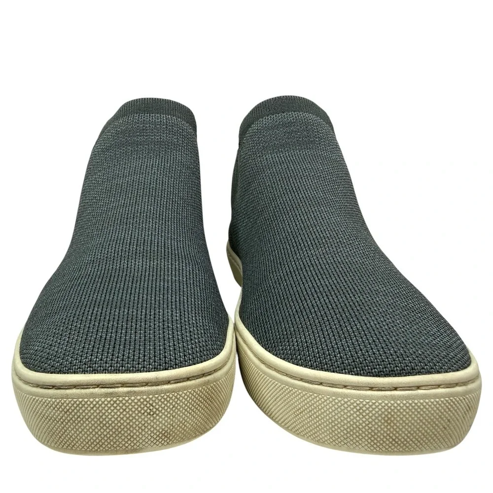Rothy's The Ankle Sneaker Women's Size 9 Dark Grey Knit Slip On Comfort Shoes